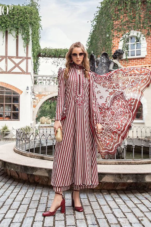 Maria B M Prints Unstitched 3 Piece Lawn Eid Collection'2023-MPT-1810-B