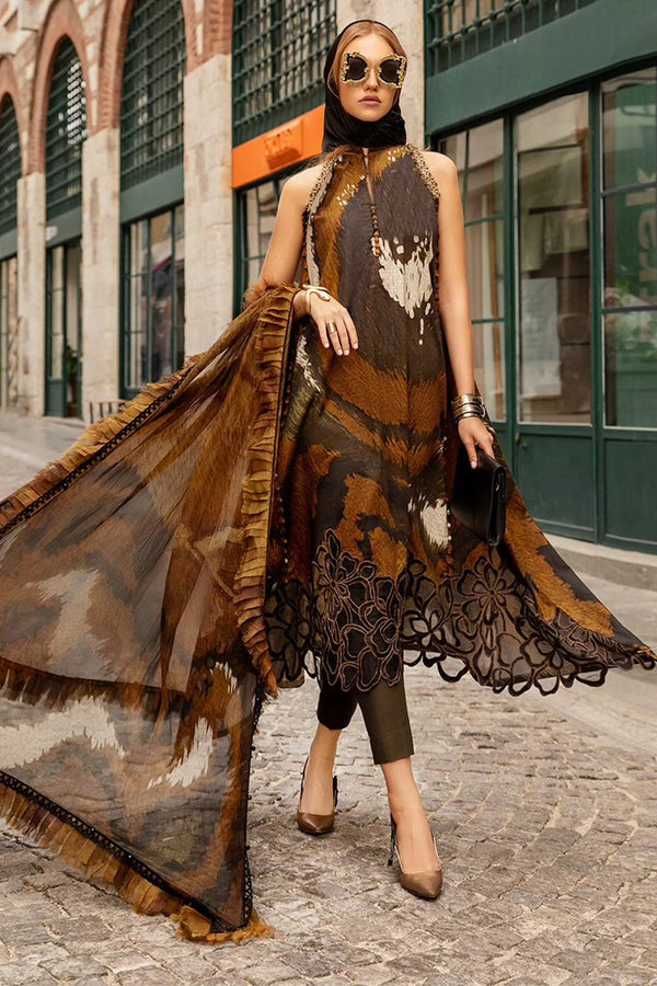 M Prints By Maria B Unstitched 3 Piece Cambric Fall Edit Collection'2024-MPT-2310-B