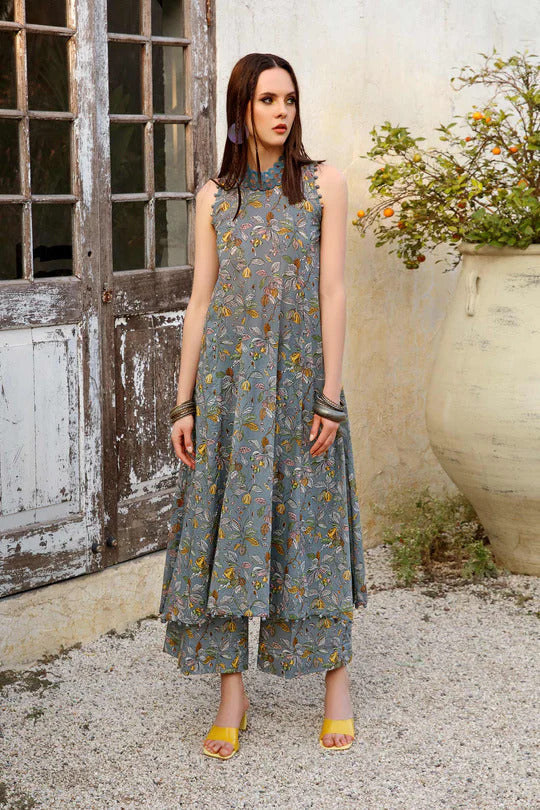 Maria B Unstitched M Basics Summer Lawn Collection'2023-MB-105-A