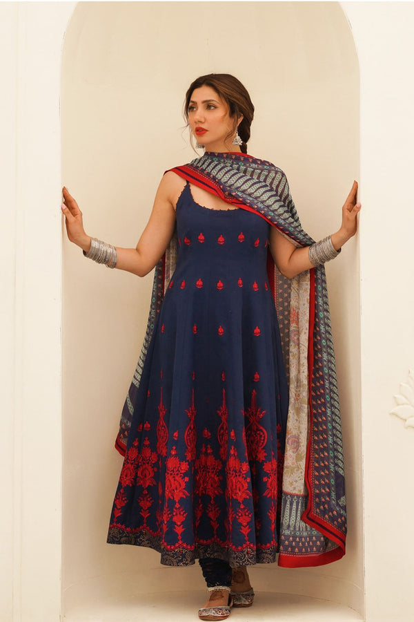 Zara Shahjahan Unstitched 3 Piece Embroidered Lawn Collection'2023-ZSJ-10-A