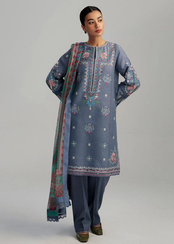 Coco by Zara Shahjahan Unstitched 3 Piece Summer Lawn Collection'2023-ZC-10-A