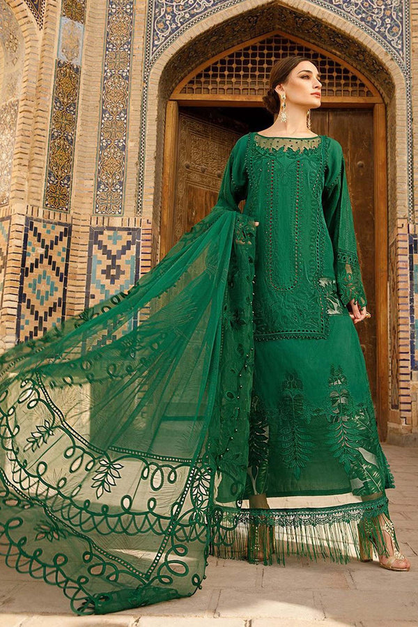 Voyage A Luxe by Maria B Unstitched 3 Piece Luxury Eid Lawn Collection'2023-MVL-10-B