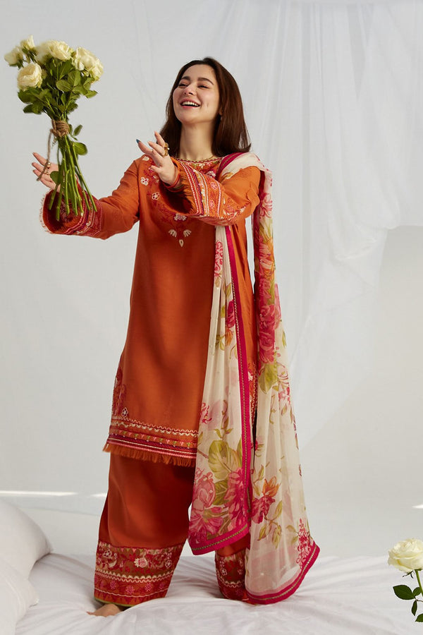Coco by Zara Shahjahan Unstitched 3 Piece Lawn Vol-02 Collection'2023-ZSC-10-B