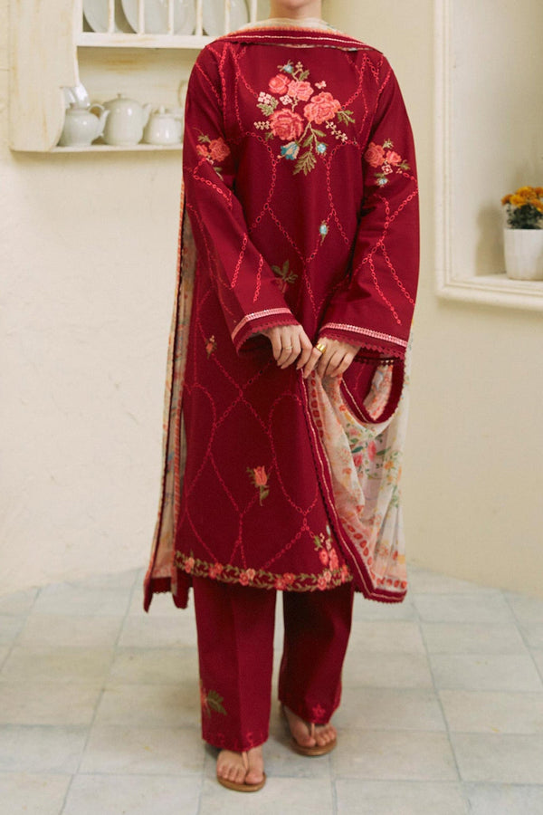 Coco by Zara Shahjahan Unstitched 3 Piece Lawn Collection'2024-10-B-Ruhi