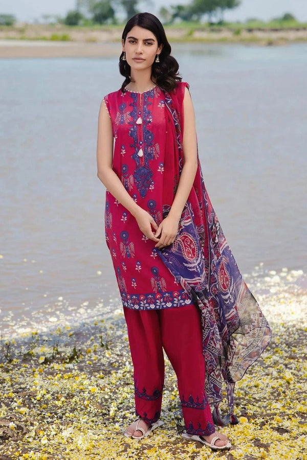 M Basics By Maria B Unstitched 3 Piece Emb Lawn Eid 2 Collection'2024-D-12-B