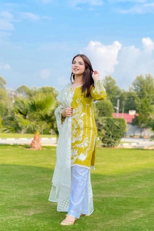 Panache Apparel Stitched Kurta Collection-Sunehri Dananeer