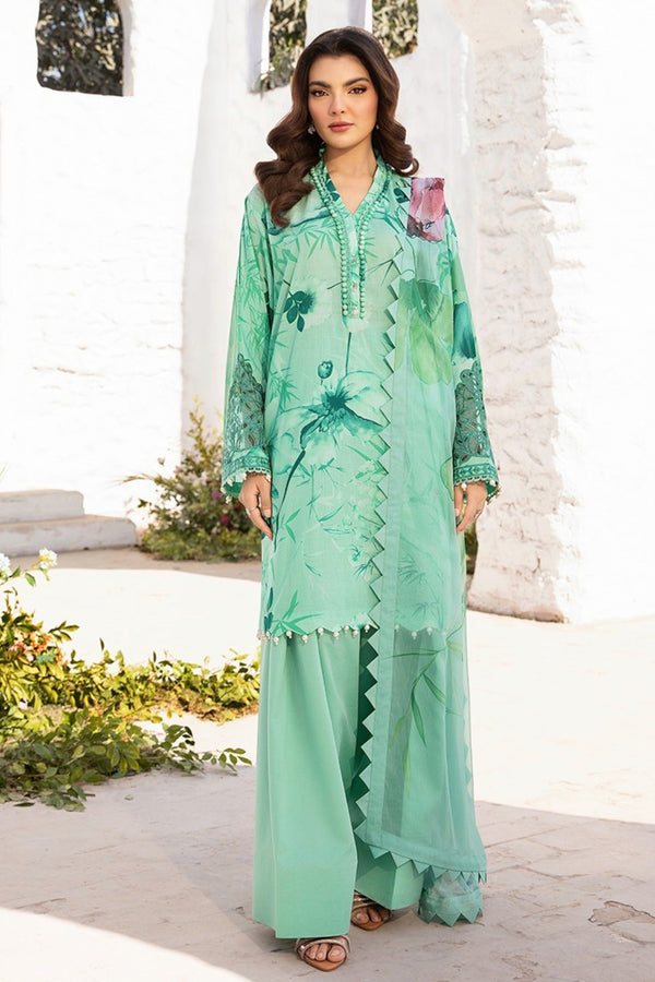 M.Basics By Maria B Unstitched 3 Piece Lawn Vol-01 Collection-13-A -  Mint