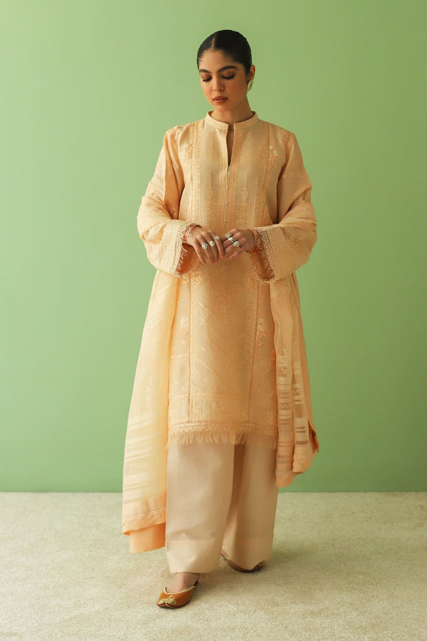 Zara Shahjahan Unstitched 3 Piece Embroidered Lawn Collection'2023-ZSJ-13-A