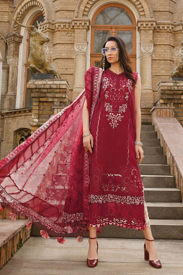Voyage A Luxe by Maria B Unstitched 3 Piece Luxury Eid Lawn Collection'2023-MVL-15-B