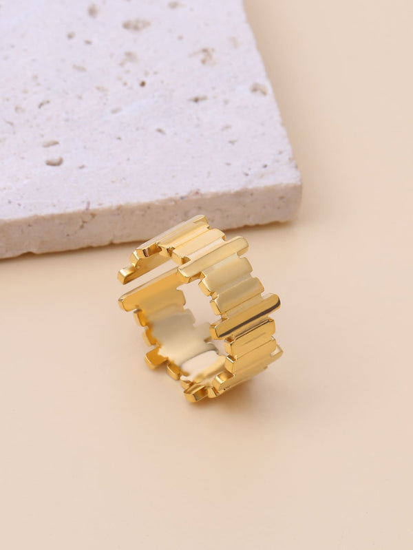 Shein - Geometric Design Irregular Ring