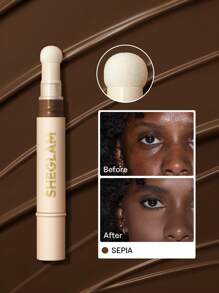 Shein - SHEGLAM Complexion Boost Concealer-Sepia Sponge-Head Applicator Matte Liquid Concealer