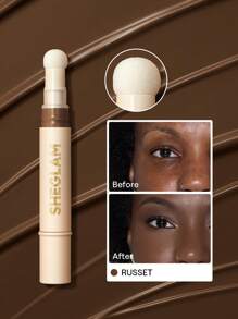 Shein - SHEGLAM Complexion Boost Concealer-Russet Sponge-Head Applicator Matte Liquid Concealer