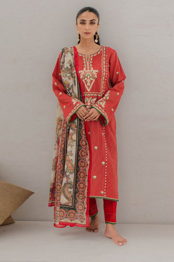 Zellbury Unstitched Printed & Emb Lawn Vol-04 Collection'2023-WU-188