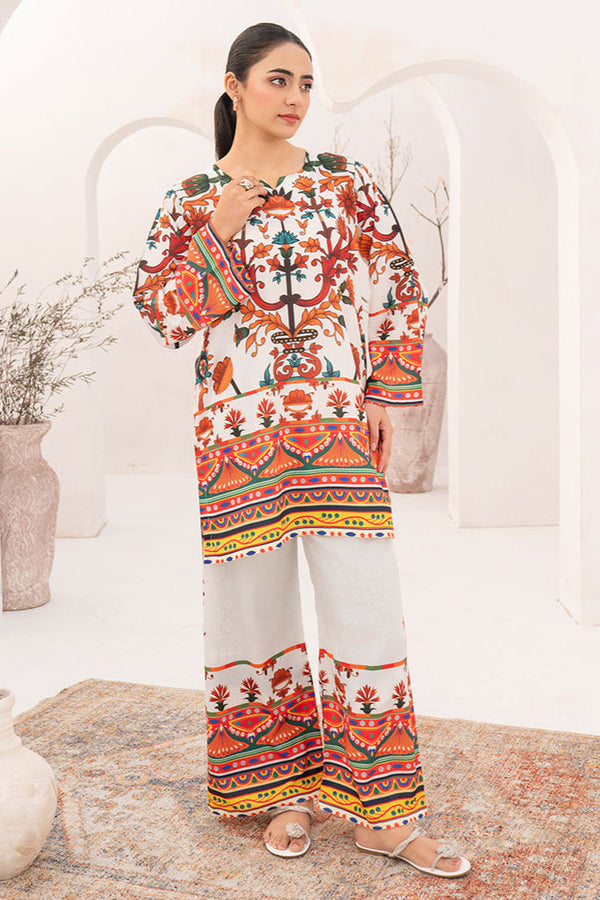 Flutterby Stitched 2 Piece Summer Collection-Ruby - Multi