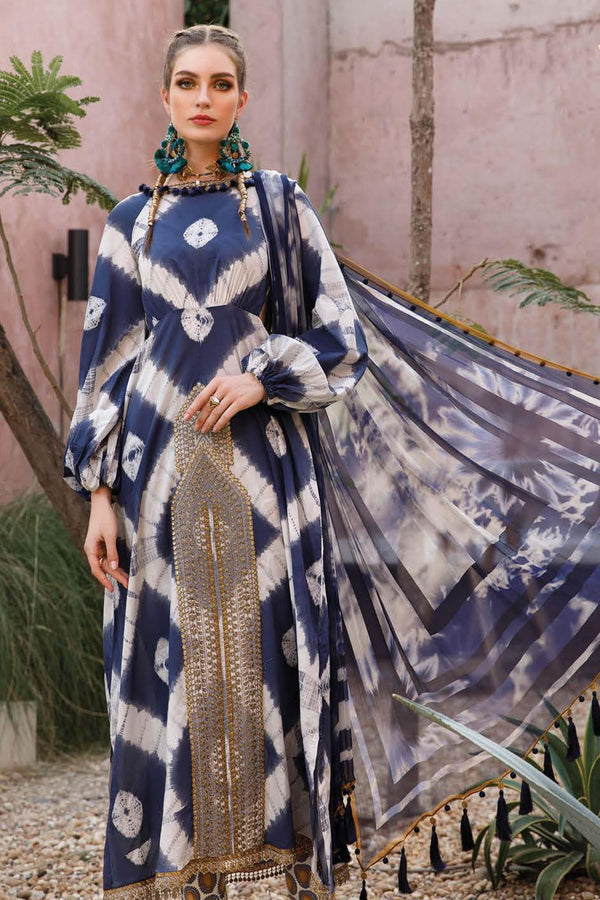 Maria B M Print Unstitched 3 Piece Spring Summer Vol-17 Collection'2023-MPT-02-A
