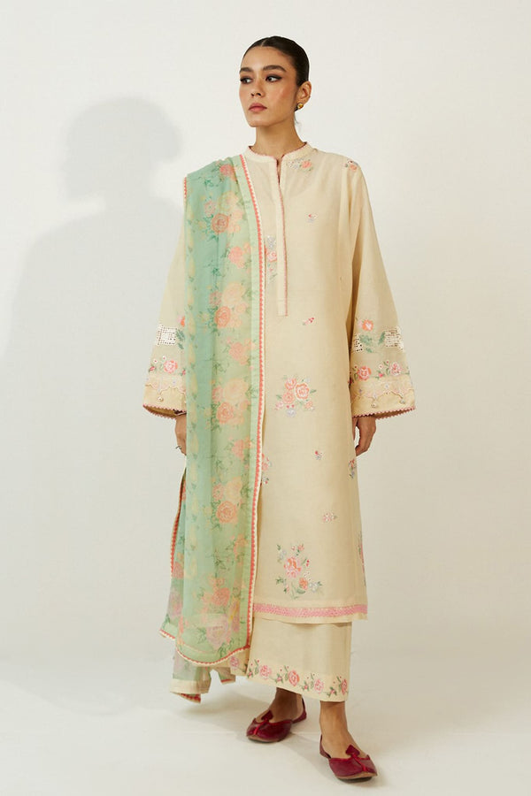 Coco by Zara Shahjahan Unstitched 3 Piece Lawn Vol-02 Collection'2023-ZSC-02-A