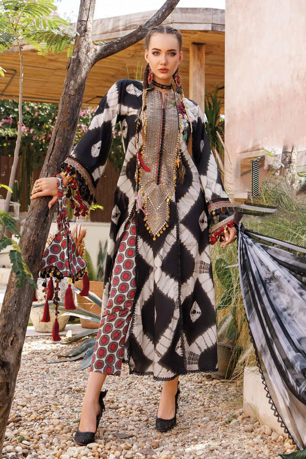 Maria B M Print Unstitched 3 Piece Spring Summer Vol-17 Collection'2023-MPT-02-B