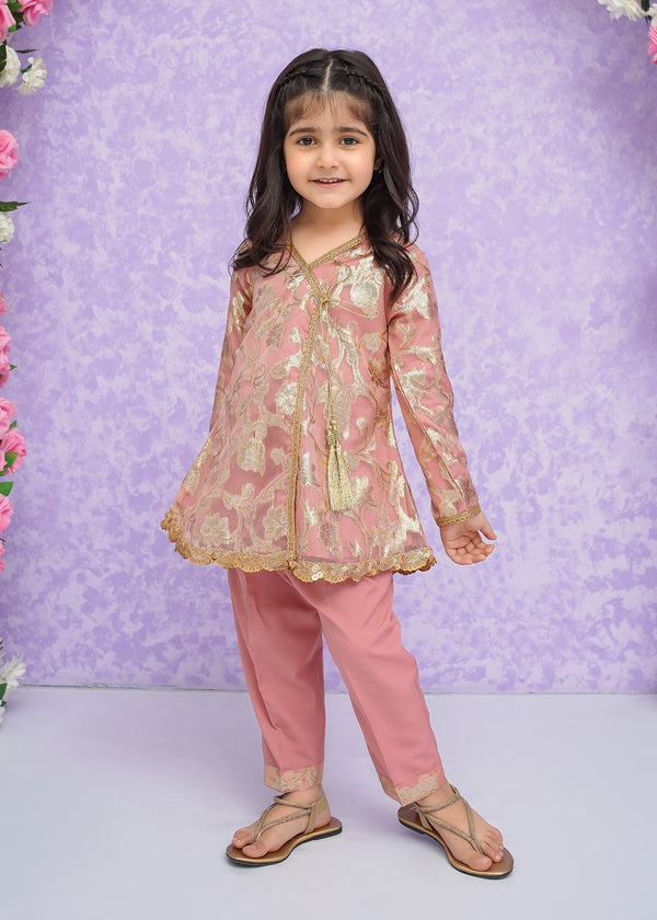 Modest Stitched 2 Piece Festive Formals Kids Collection'2025-Hoor Fabric Banarsi