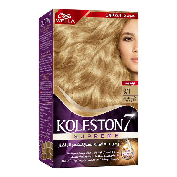 Wella - Koleston Kit 9 1 Special Light Ash Blonde Menap