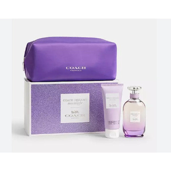 COACH DREAM MOONLIGHT 3s SET(EDP 90ML+ B/L 100ML+ TROUSSE /POUCH)