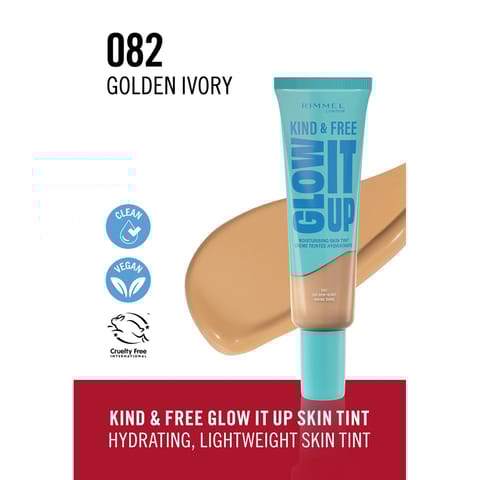 Rimmel Kind &  Free Liquid foundation 30Ml Moisturising Golden Ivory Iv