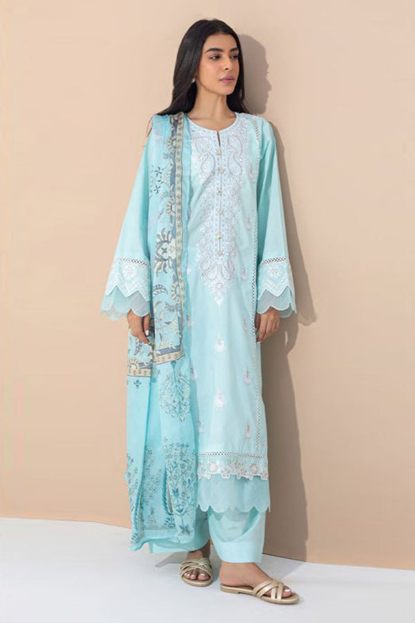 Zellbury Unstitched Printed & Emb Lawn Vol-04 Collection'2023-WU-373