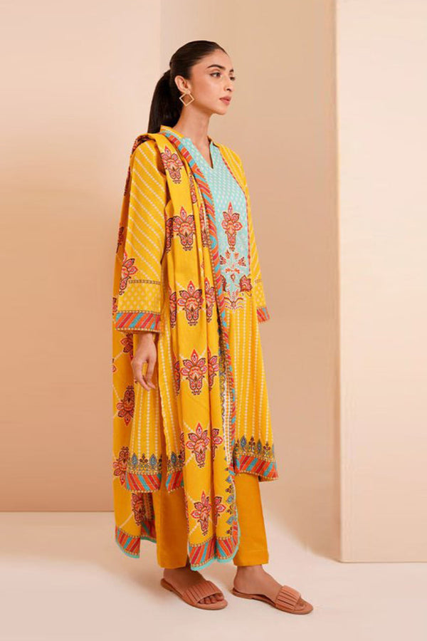 Zellbury Unstitched Printed & Emb Lawn Vol-04 Collection'2023-WU-389