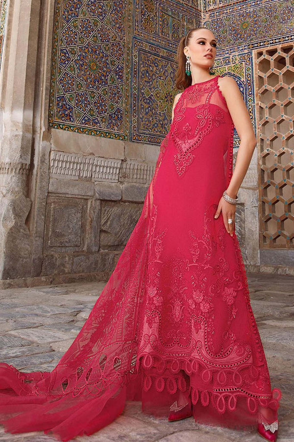 Voyage A Luxe by Maria B Unstitched 3 Piece Luxury Eid Lawn Collection'2023-MVL-03-A