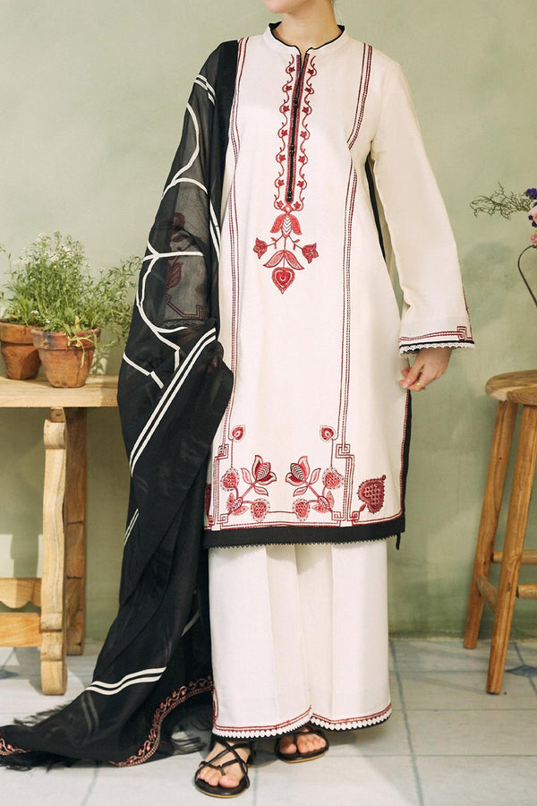 Coco by Zara Shahjahan Unstitched 3 Piece Lawn Collection'2024-03-A-Gul Mohar