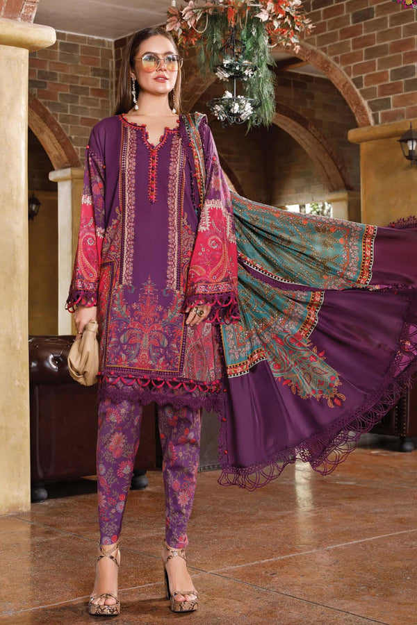 Maria B M Print Unstitched 3 Piece Spring Summer Vol-17 Collection'2023-MPT-03-A