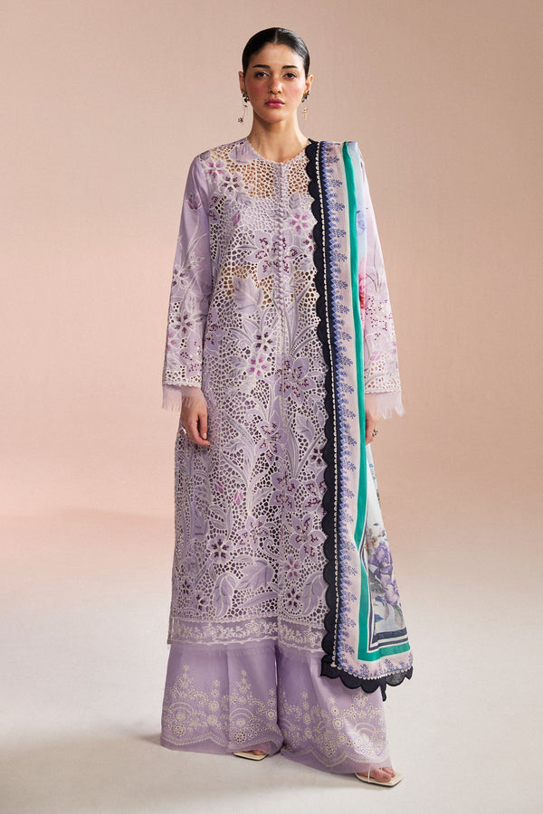 Satori By Zara Shah Jahan Unstitched 3 Piece Luxury Summer Collection-03-B-Umi -  Lilac