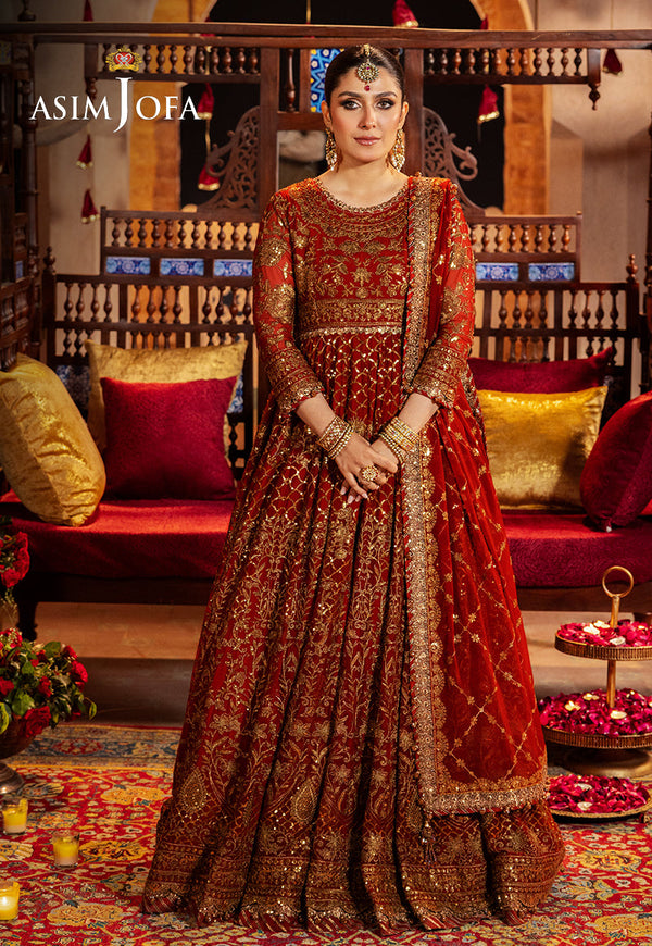 Asim Jofa Jaan-e-Jahan Ajjj-11 Embroidered Chiffon 3 Pcs