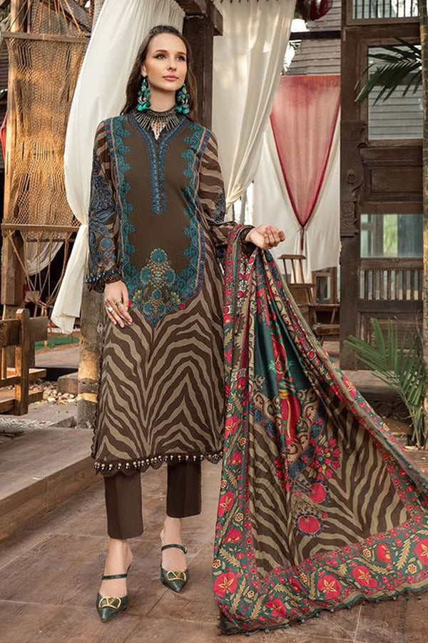 Maria B M Prints Unstitched 3 Piece Lawn Eid Collection'2023-MPT-1804-B