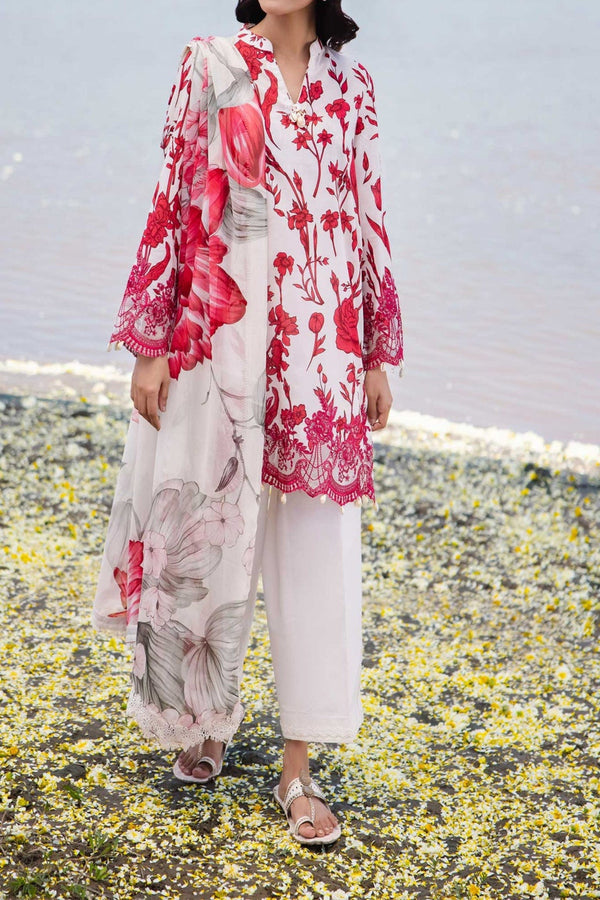 M Basics By Maria B Unstitched 3 Piece Emb Lawn Eid 2 Collection'2024-D-05-A