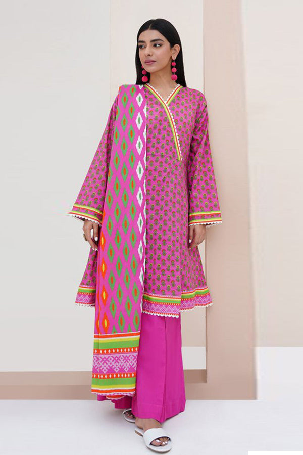 Zellbury Unstitched Printed & Emb Lawn Vol-04 Collection'2023-WU-408