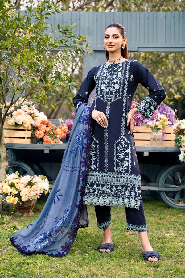 Panache Apparel Stitched Cotton Lawn Collection-Veira