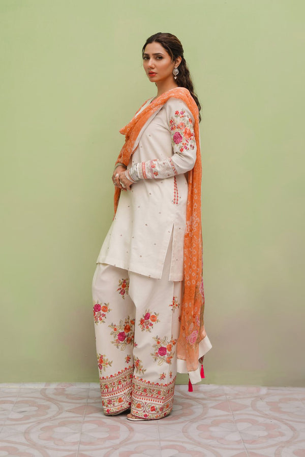 Zara Shahjahan Unstitched 3 Piece Embroidered Lawn Collection'2023-ZSJ-04-A