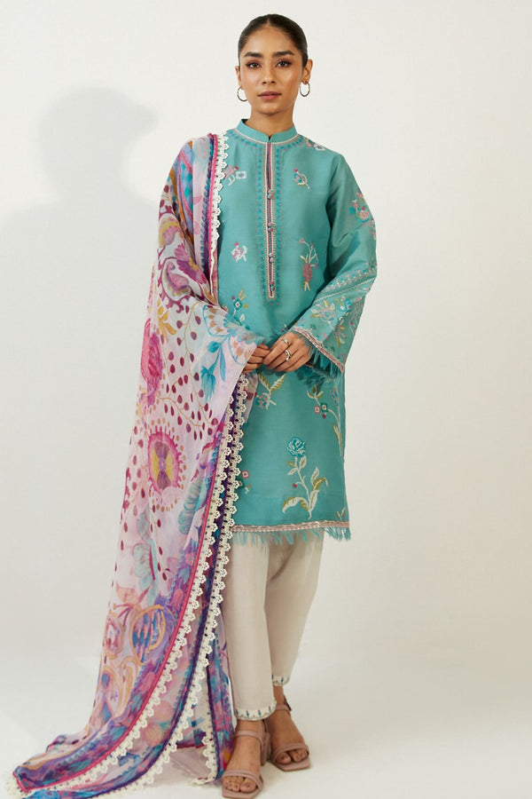 Coco by Zara Shahjahan Unstitched 3 Piece Lawn Vol-02 Collection'2023-ZSC-04-B