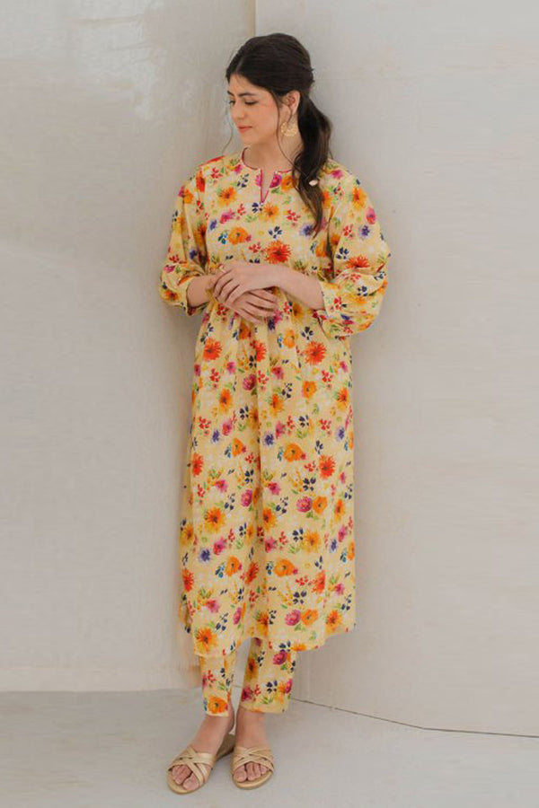 Zellbury Unstitched Printed & Emb Lawn Vol-04 Collection'2023-WU-506