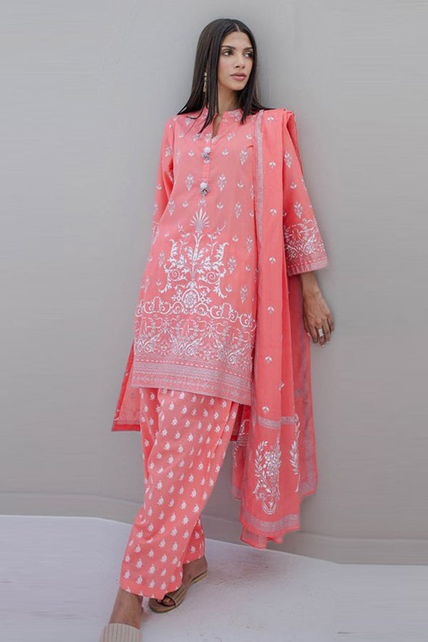 Zellbury Unstitched Printed & Emb Lawn Vol-04 Collection'2023-WU-552