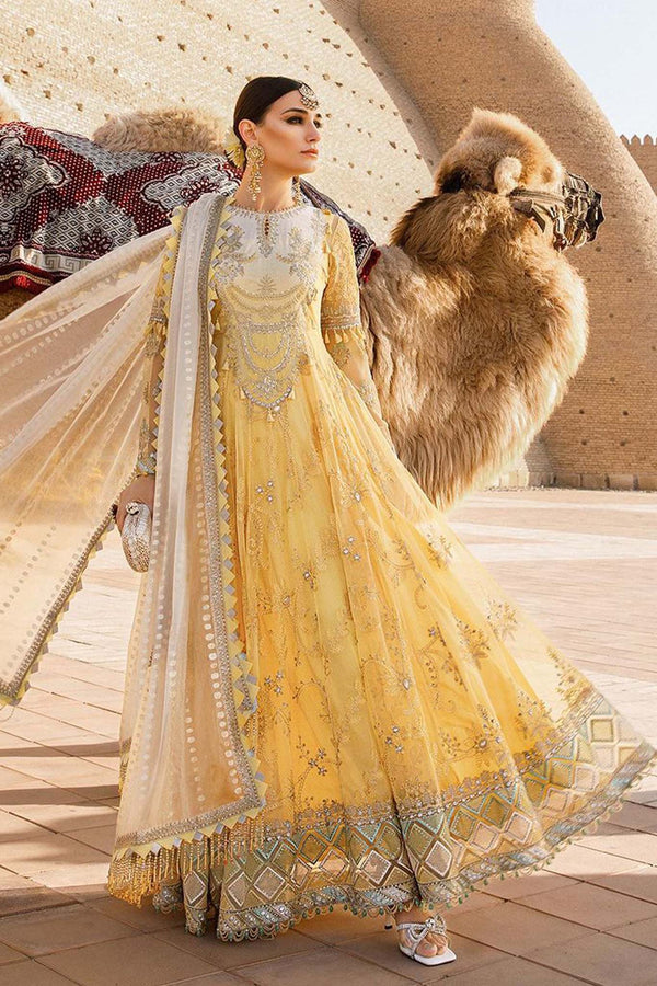 Voyage A Luxe by Maria B Unstitched 3 Piece Luxury Eid Lawn Collection'2023-MVL-05-A