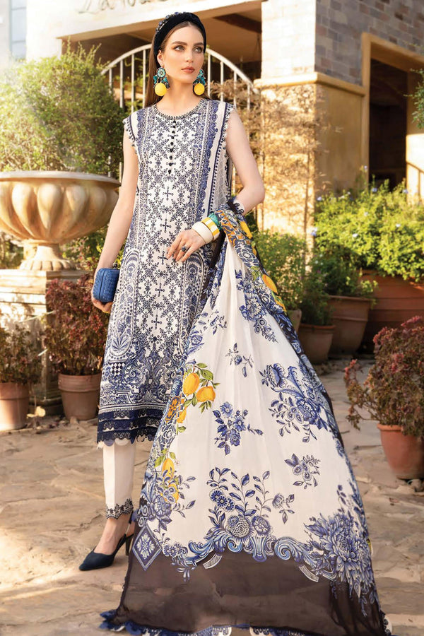 Maria B M Print Unstitched 3 Piece Spring Summer Vol-17 Collection'2023-MPT-05-B