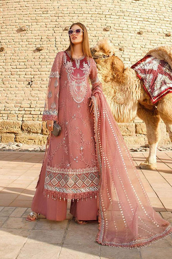 Voyage A Luxe by Maria B Unstitched 3 Piece Luxury Eid Lawn Collection'2023-MVL-05-B