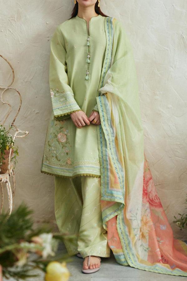 Coco by Zara Shahjahan Unstitched 3 Piece Lawn Collection'2024-05-B-Layla