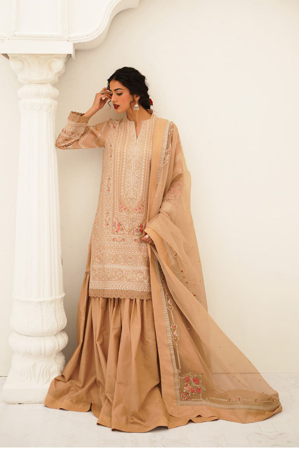 Zara Shahjahan Unstitched 3 Piece Embroidered Lawn Collection'2023-ZSJ-06-B