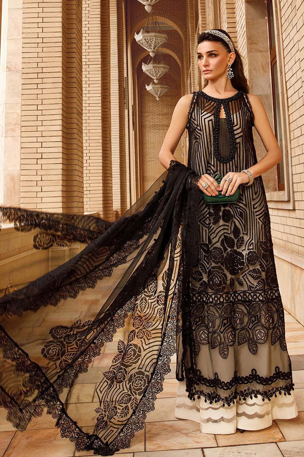 Voyage A Luxe by Maria B Unstitched 3 Piece Luxury Eid Lawn Collection'2023-MVL-06-B