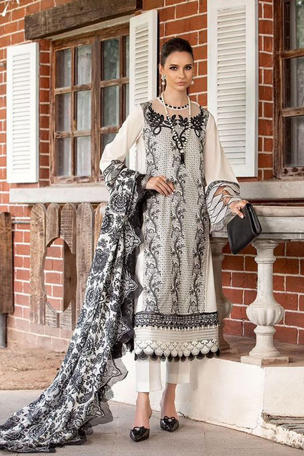 Maria B M Prints Unstitched 3 Piece Lawn Eid Collection'2023-MPT-1807-A
