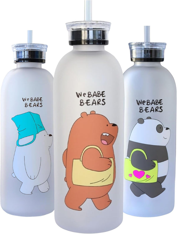 Home.Co - We Bare Bears Bottle 1000ml (Random Color)