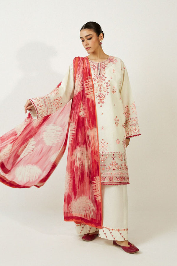 Coco by Zara Shahjahan Unstitched 3 Piece Lawn Vol-02 Collection'2023-ZSC-07-A