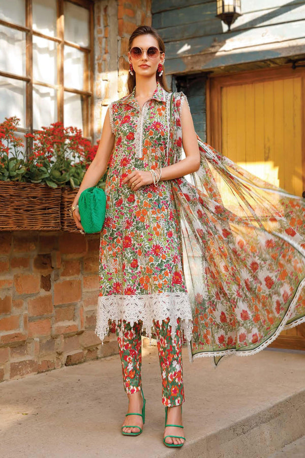 Maria B M Print Unstitched 3 Piece Spring Summer Vol-17 Collection'2023-MPT-08-B